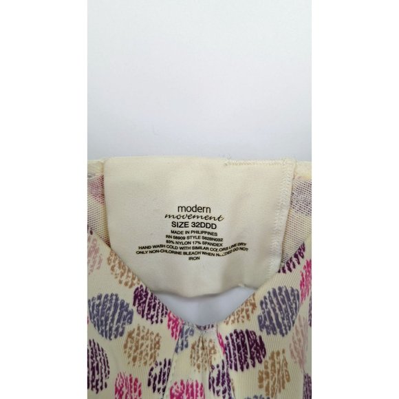 MODERN MOVEMENT BRA 32DDD Tan & polka dots - Picture 5 of 9